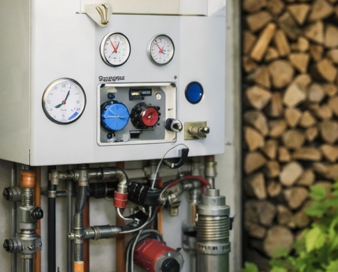 Technische Heizungsanlage im Detail